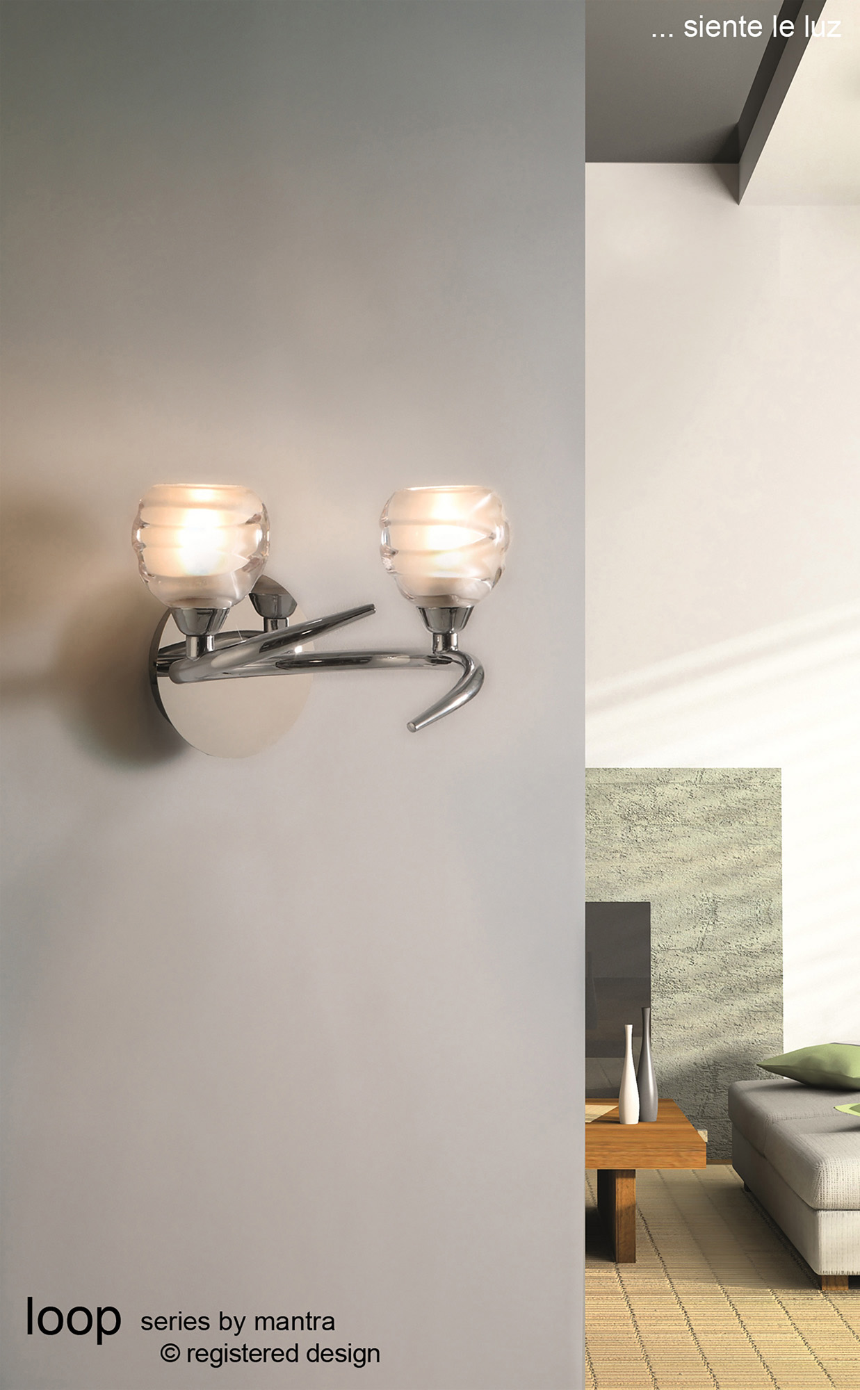 Loop CH Ceiling Lights Mantra Flush Fittings